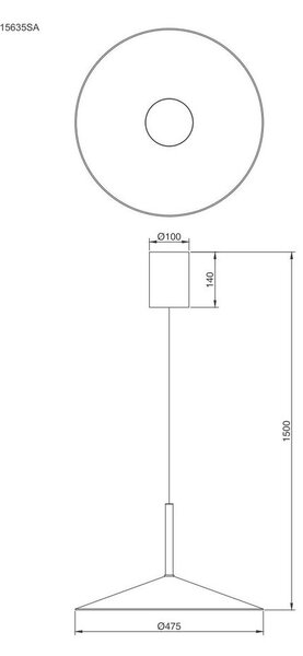 VISEČA LED-SVETILKA Lampone 1000 lm 4000 K 230 V