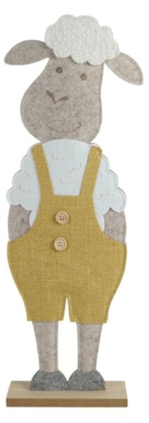 Velikonočna dekoracija FILC JAGNJE 50 cm - več barv Barva: Zelena