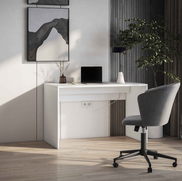 Pisalna miza NEVY 120x60 cm, bela