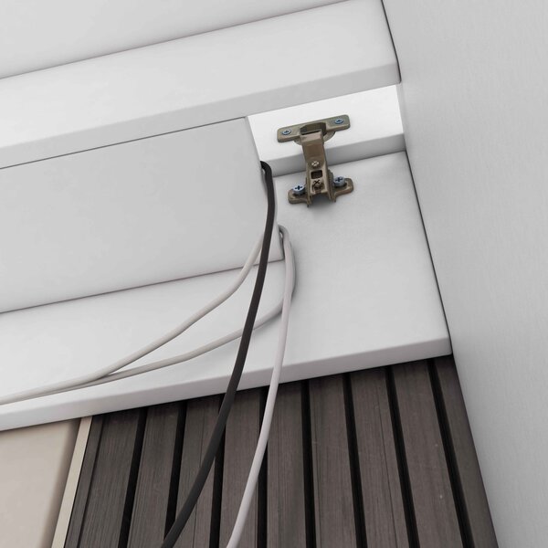 Pisalna miza NEVY 120x60 cm, bela