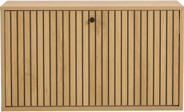 Preklopna omarica za čevlje v hrastovem dekorju v naravni barvi 72x43x17 cm Albany – Actona