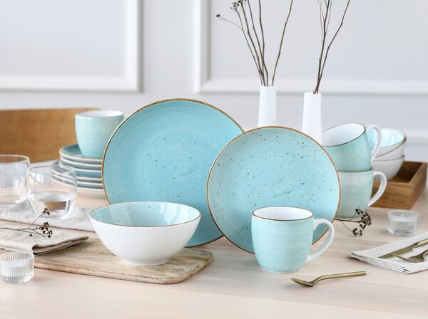 Creatable Kombinirani Servis Vintage Nature Aqua, 16-Delni