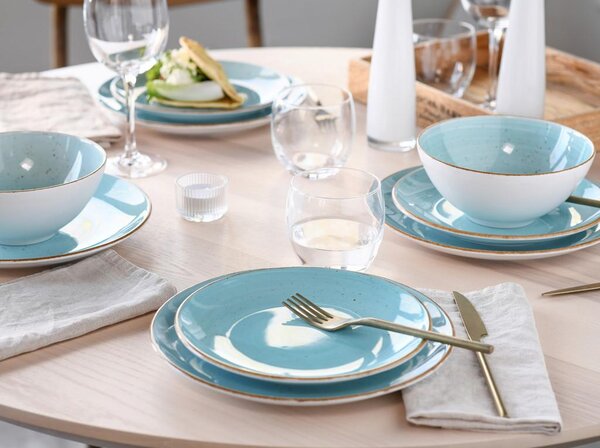 Creatable Kombinirani Servis Vintage Nature Aqua, 16-Delni