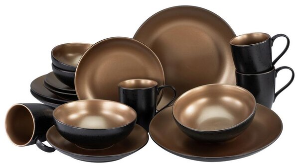 Creatable Kombinirani Servis Glamour Gold, 16-Delni