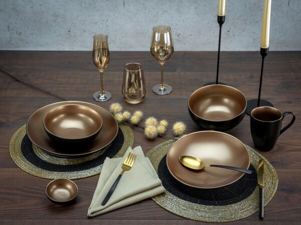 Creatable Kombinirani Servis Glamour Gold, 16-Delni