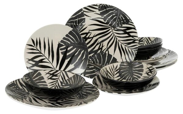 Creatable Kombinirani Servis Tropicana Black, 12-Delni