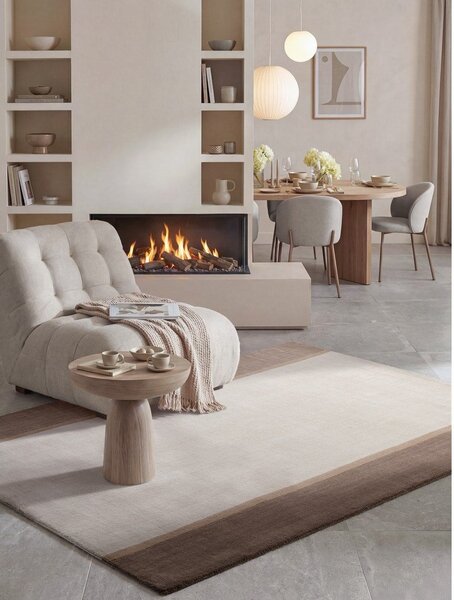 Rjava/kremno bela volnena preproga 120x170 cm Rowan – Villeroy&Boch