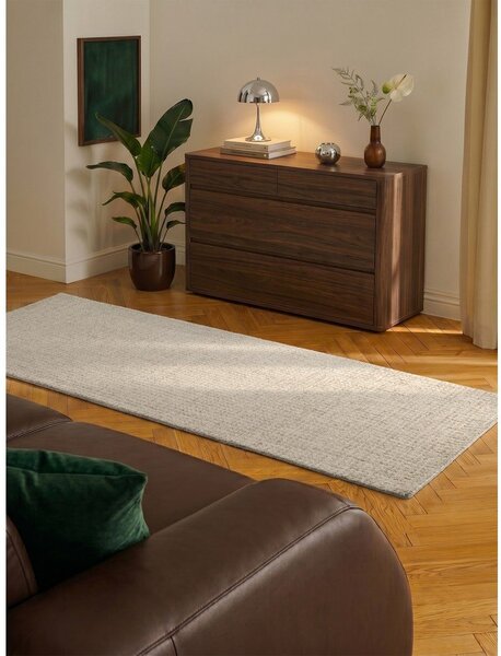 Bež volnen tekač 80x250 cm Eloise – Hanse Home