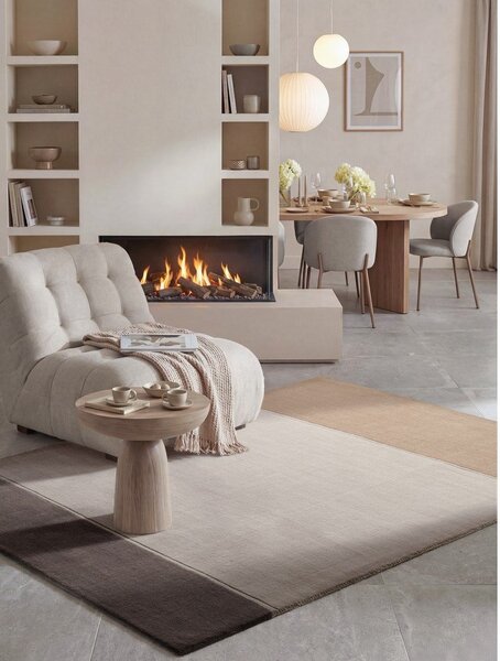 Rjava/kremno bela volnena preproga 120x170 cm Quentin – Villeroy&Boch