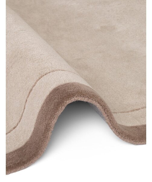 Rjava/kremno bela preproga iz mešanice volne 120x170 cm Niko – Villeroy&Boch