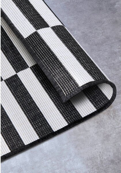 Črno-bel tekač 80x200 cm Viela – Hanse Home