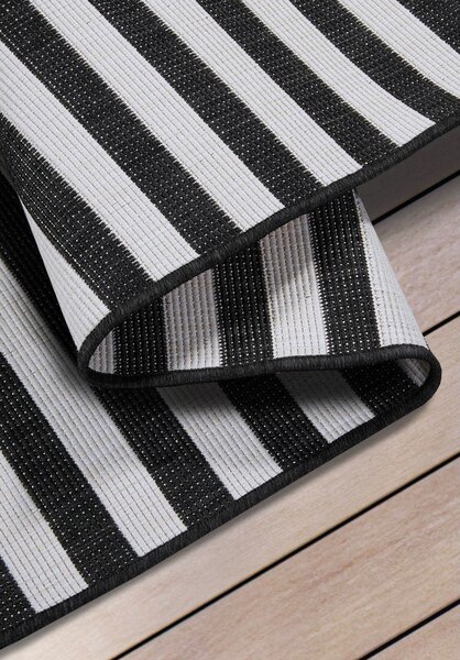 Črno-bel tekač 80x150 cm Viela – Hanse Home