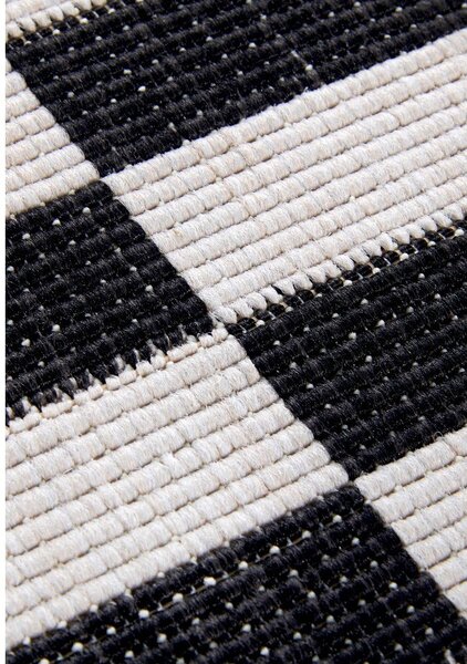 Črno-bel tekač 80x150 cm Viela – Hanse Home
