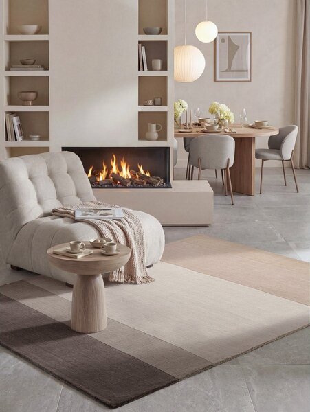 Rjava/kremno bela volnena preproga 120x170 cm Edmund – Villeroy&Boch