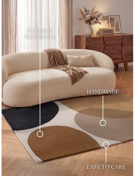 Volnena preproga v konjak rjavi barvi 120x170 cm Ruvia – Villeroy&Boch