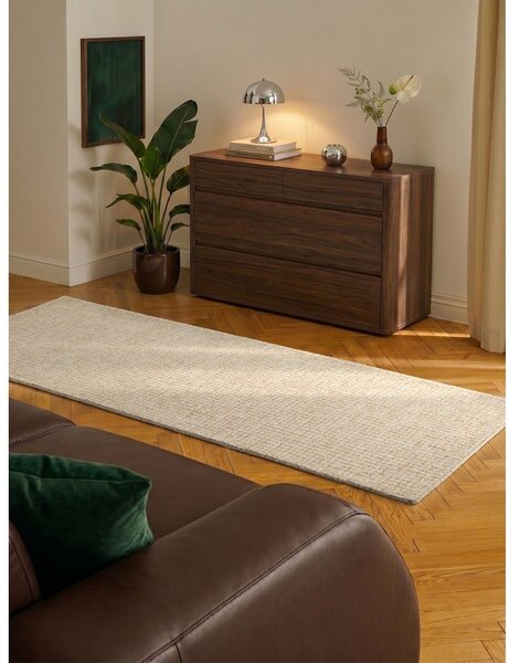 Volnen tekač v naravni barvi 80x250 cm Eloise – Hanse Home
