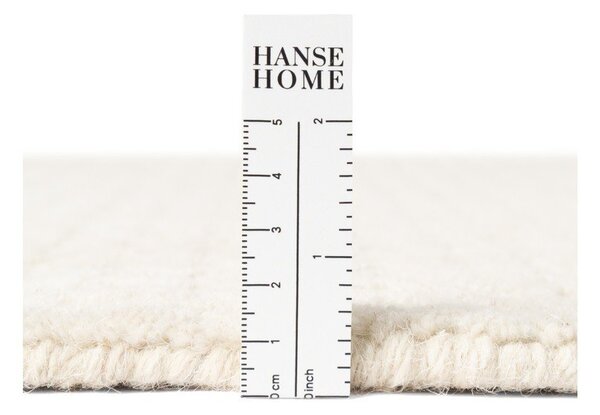 Kremno bela volnena okrogla preproga ø 160 cm Eloise – Hanse Home