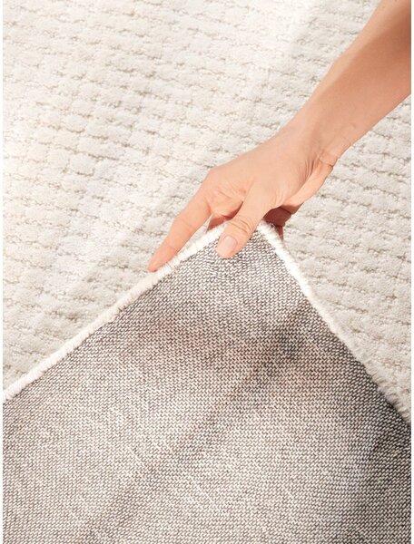 Kremno bel volnen tekač 80x250 cm Eloise – Hanse Home