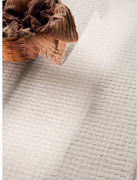 Kremno bel volnen tekač 80x250 cm Eloise – Hanse Home