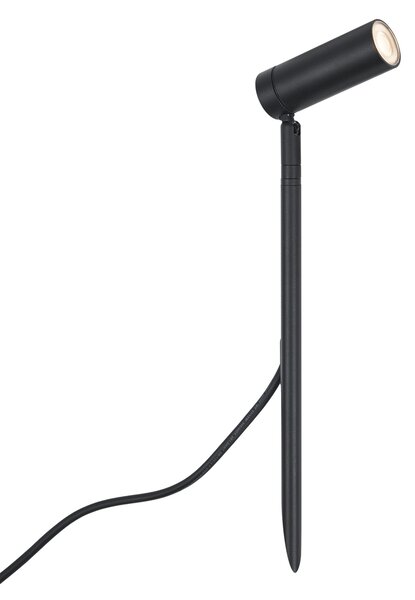 Vrtni reflektor s konico črn 40 cm vklj. LED nastavljiv IP65 vklj. kabel in vtič - Carl