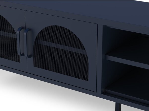 Temno modra TV omarica 160x50 cm Diora – Marckeric