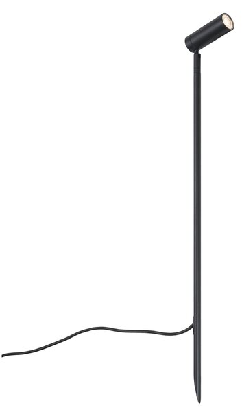 Reflektor črn 80 cm vklj. LED nastavljiv IP65 vklj. Kabel in vtič - Carl