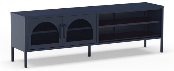 Temno modra TV omarica 160x50 cm Diora – Marckeric