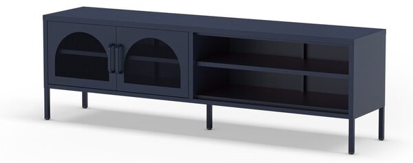 Temno modra TV omarica 160x50 cm Diora – Marckeric