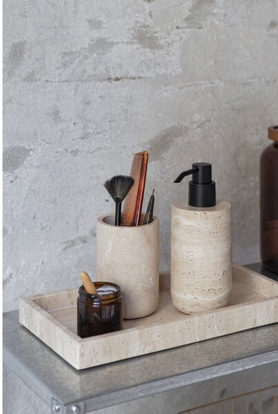 Bež kamnit dozirnik za milo 250 ml Travertine – Mette Ditmer Denmark