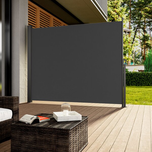 Stranska tenda Nosara za teraso 180x300cm, antracit Casaria