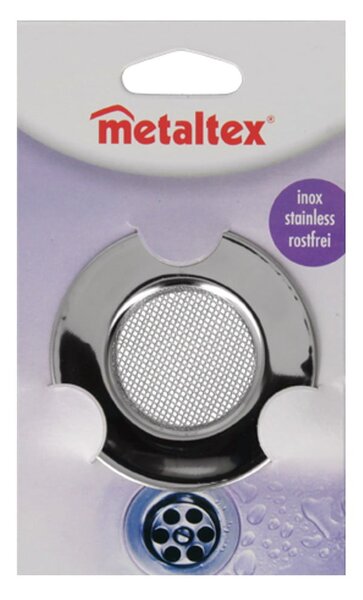 Mreža za odtok iz nerjavečega jekla Metaltex, ø 7,5 cm