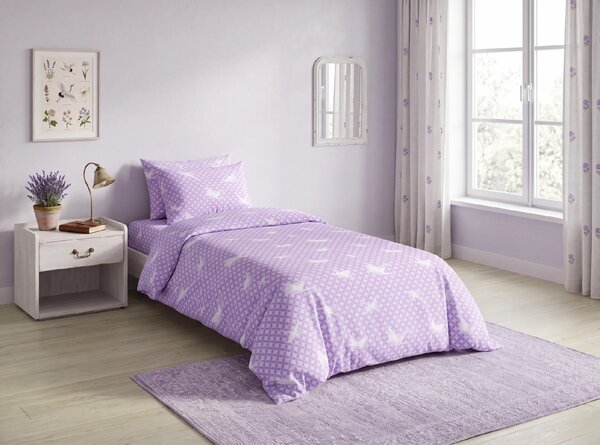 Bombažna posteljnina LILAC MEADOW vijolična Dimenzije posteljnine: 70 x 80 cm | 140 x 200 cm