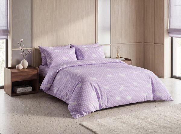 Bombažna posteljnina LILAC MEADOW vijolična Dimenzije posteljnine: 70 x 80 cm | 140 x 200 cm
