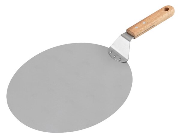 Močan inox lopar za pico 49cm leseno držalo