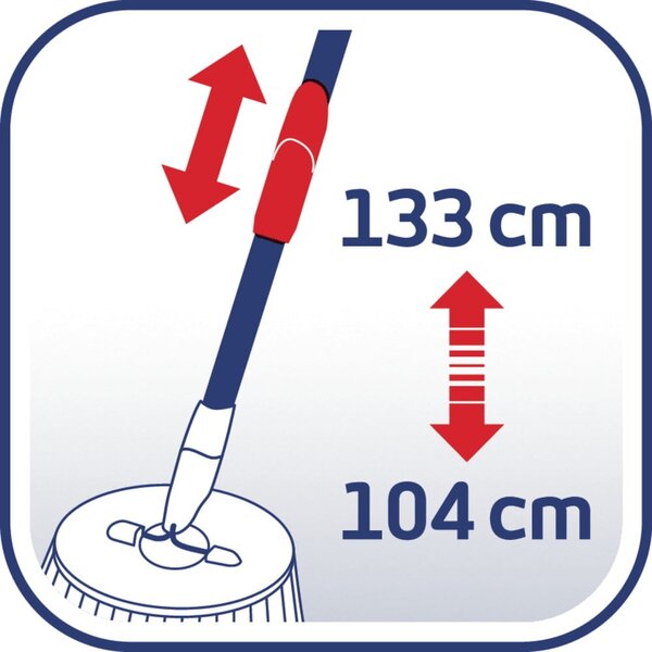 Rotacijski mop z vedrom in čistilom za tla Rotation Disc Ergo - LEIFHEIT