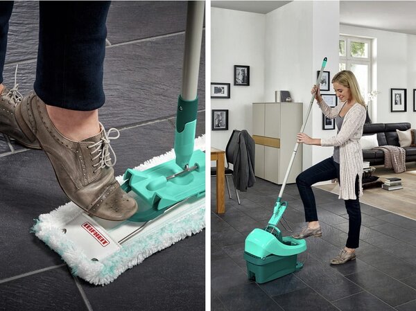 Mop z vedrom in rezervno krpo Profi Compact - LEIFHEIT
