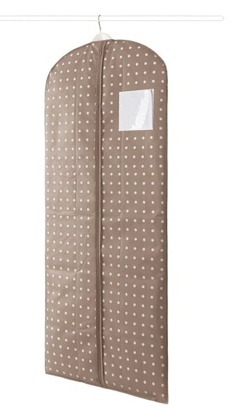 Bež zaščitna vreča za obleko Compactor Dots, 137 cm