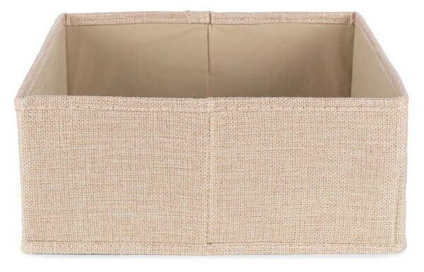 Bež tekstilna škatla za shranjevanje 28x12x12 cm Sandy – Compactor