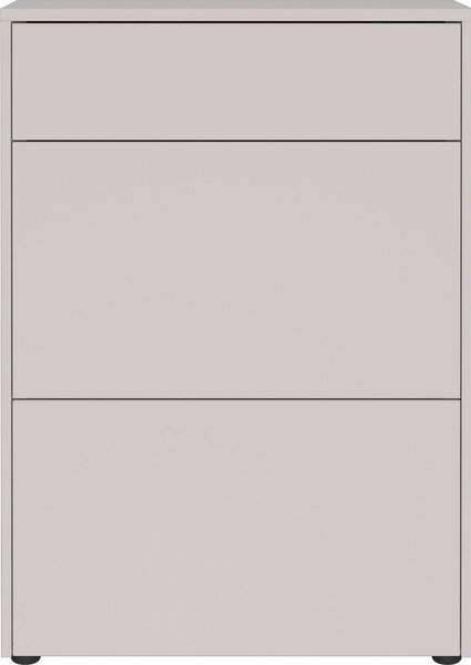Kremno bela omarica v mat dekorju 70x99x34 cm Binetto – Germania