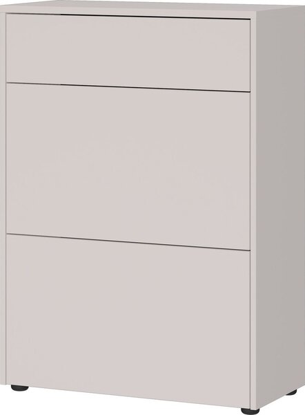 Kremno bela omarica v mat dekorju 70x99x34 cm Binetto – Germania