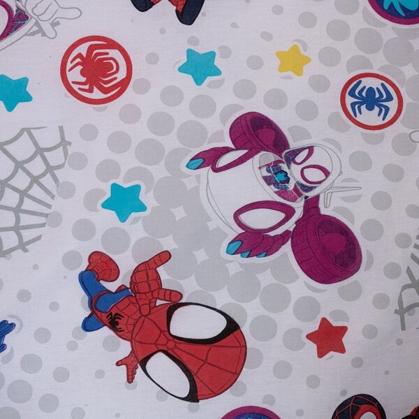 Modra enojna bombažna otroška posteljnina 140x200 cm Spidey – Jerry Fabrics