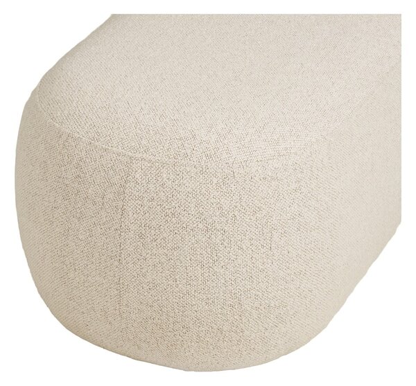 Bež klop iz tkanine bouclé Blossomville – House Nordic
