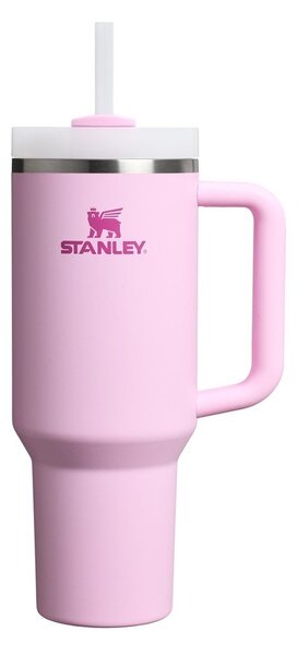 Rožnata termovka s slamico iz nerjavečega jekla 1,18 l Quencher H2.0 FlowState Tumbler Cherry Blossom – Stanley