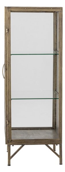 Kovinska vitrina v zlati barvi 45x110x40 cm Saone – Bloomingville