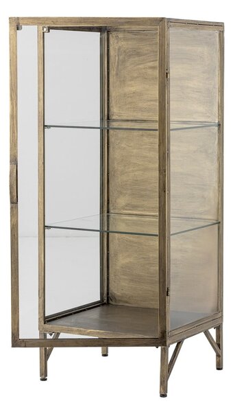 Kovinska vitrina v zlati barvi 45x110x40 cm Saone – Bloomingville