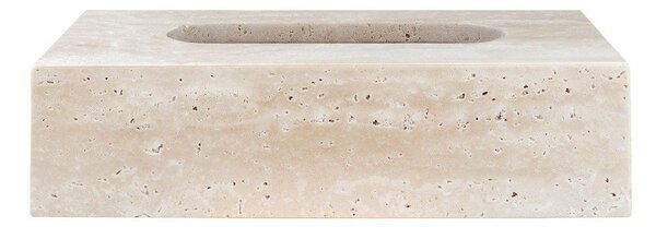 Kamnita škatla za robčke Travertine – Mette Ditmer Denmark