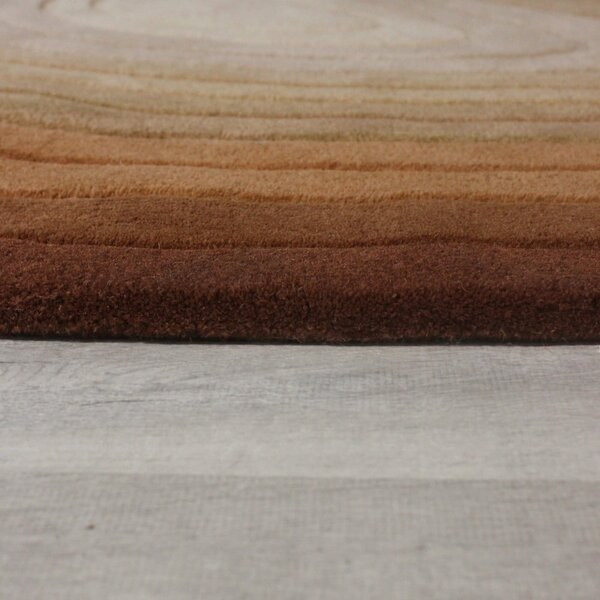 Opečnato oranžna volnena preproga 160x230 cm Puddle Ombre Wool – Flair Rugs