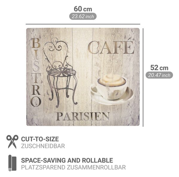Zaščitna plošča za štedilnik iz PVC-ja 60x52 cm Bistro – Wenko