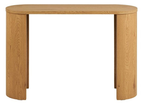 Stranska mizica v hrastovem dekorju v naravni barvi 38x114 cm Bibione – House Nordic