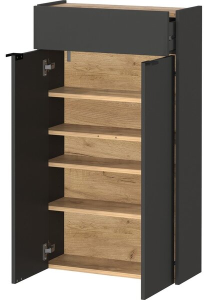 Antracitno siva omarica 56x97x22 cm Ameca – Germania